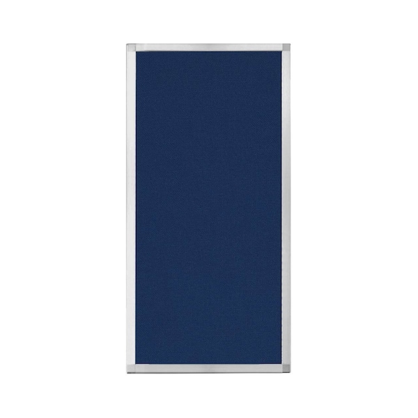 Hush Panel Configurable Cubicle Partition 2' x 4' Navy Blue Fabric